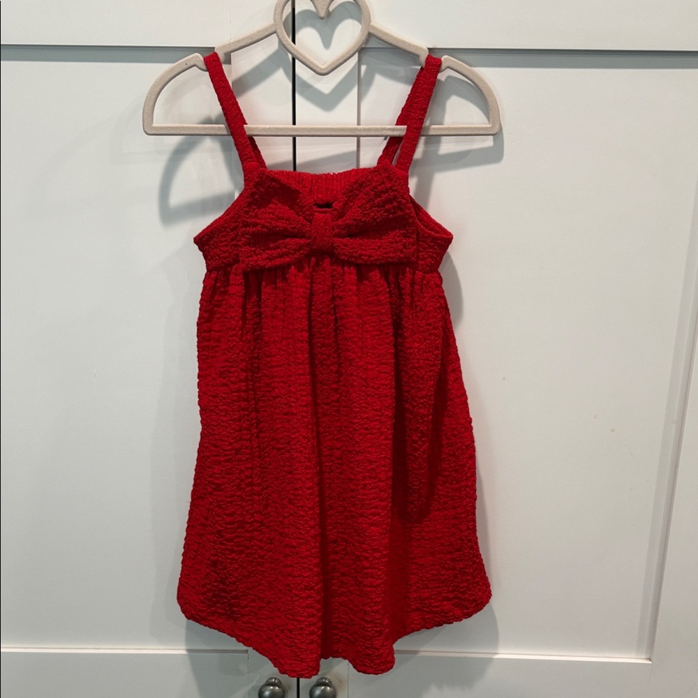 Adorable Old Navy Red Toddler Dress with Bow